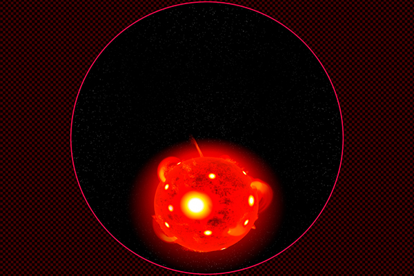 Occurrence of a supernova explosion type1