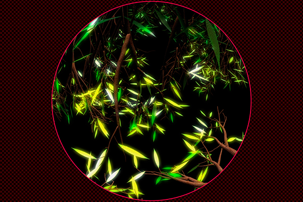 Magical leaf extending trees Fuyugare