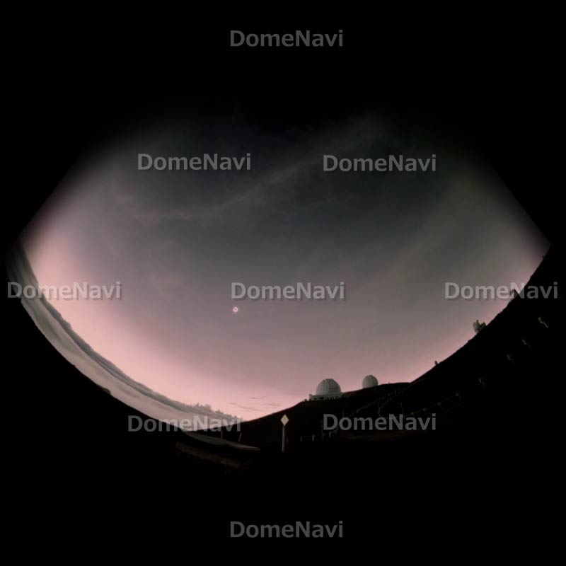 Eclipse from Mauna Kea Top in Hawaii 1991 -1