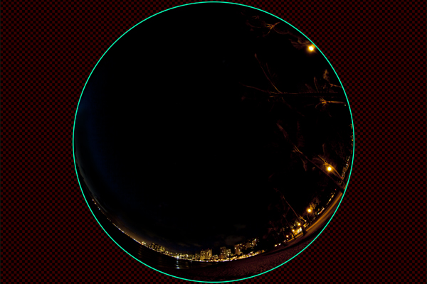 Night view of Honolulu