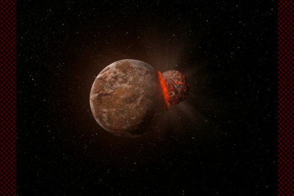 Formation of the moon