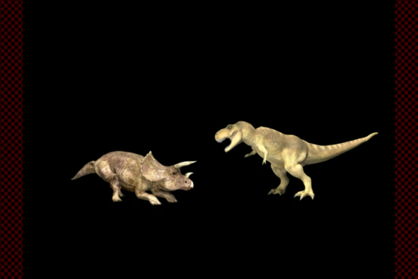 Tyrannosaurus vs Triceratops