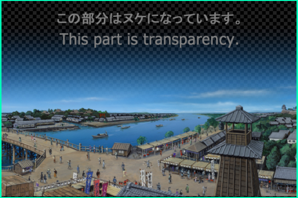 Bird's-eye view of the city of Edo - Daytime view