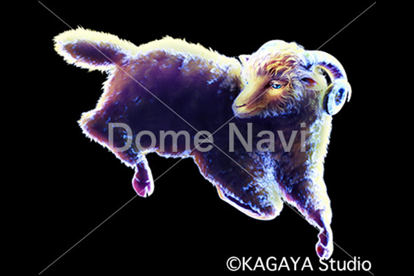 おひつじ座KAGAYA星座絵