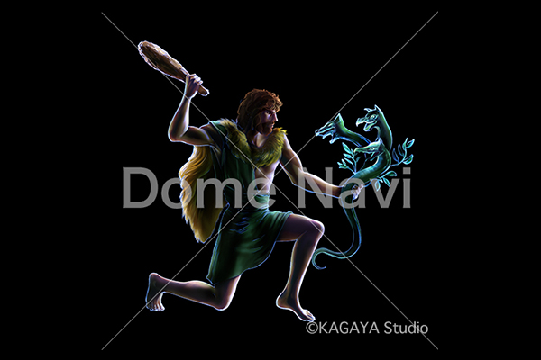 ヘルクレス座KAGAYA星座絵