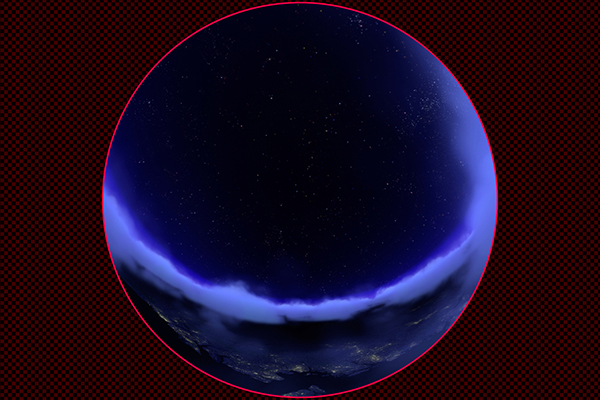 雲海を降下する