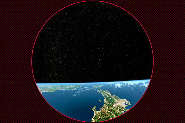 日本列島上空を縦断