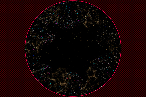 キラキラ星空が割れる（ロング版）