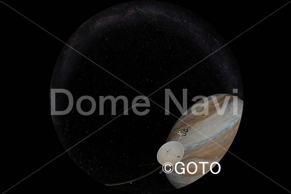 Voyager approaching Jupiter