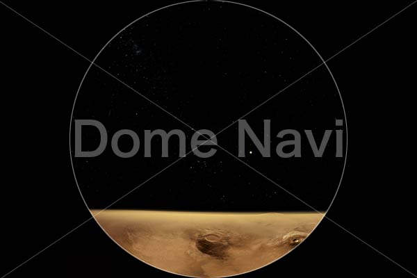 タルシス三山からオリンポス山