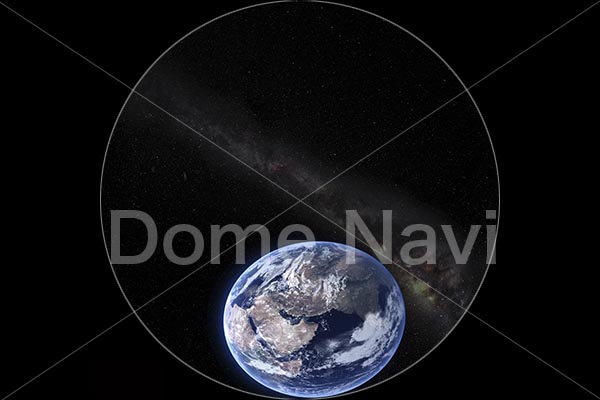 宇宙から地球俯瞰