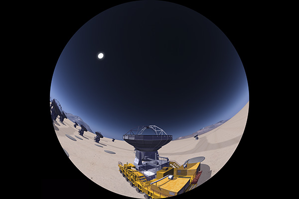 アルマ望遠鏡パラボラアンテナ搬送4