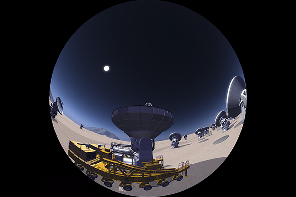 アルマ望遠鏡パラボラアンテナ搬送6