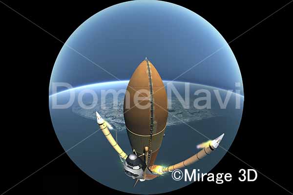 スペースシャトルブースター切り離し