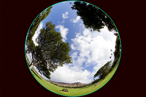 ダイヤモンドヘッドが見える公園_02