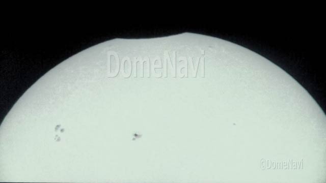 皆既日食はじまり　1991年ハワイ日食より