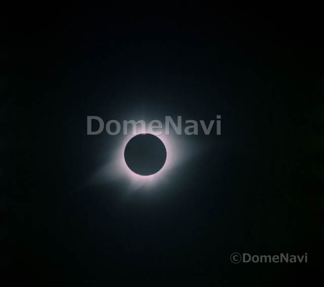 マウナケア山頂皆既日食1991年ハワイ日食