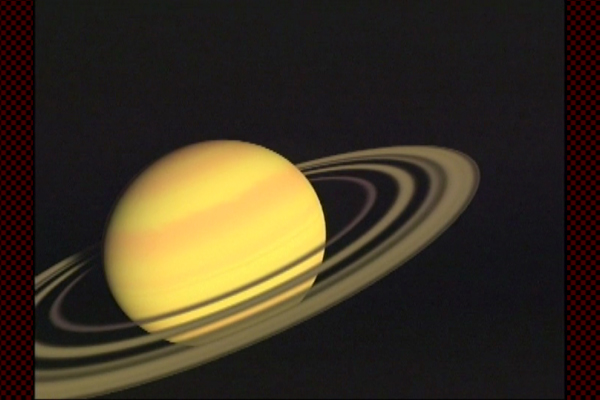 土星の輪を抜ける