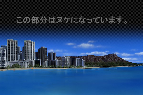 ワイキキビーチ -昼景